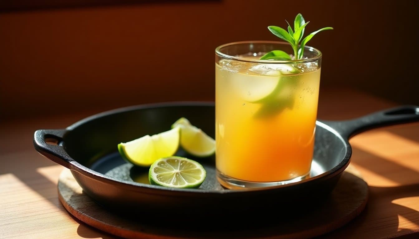 Wild Garlic & Lime Agua Fresca with Chili and Tajín